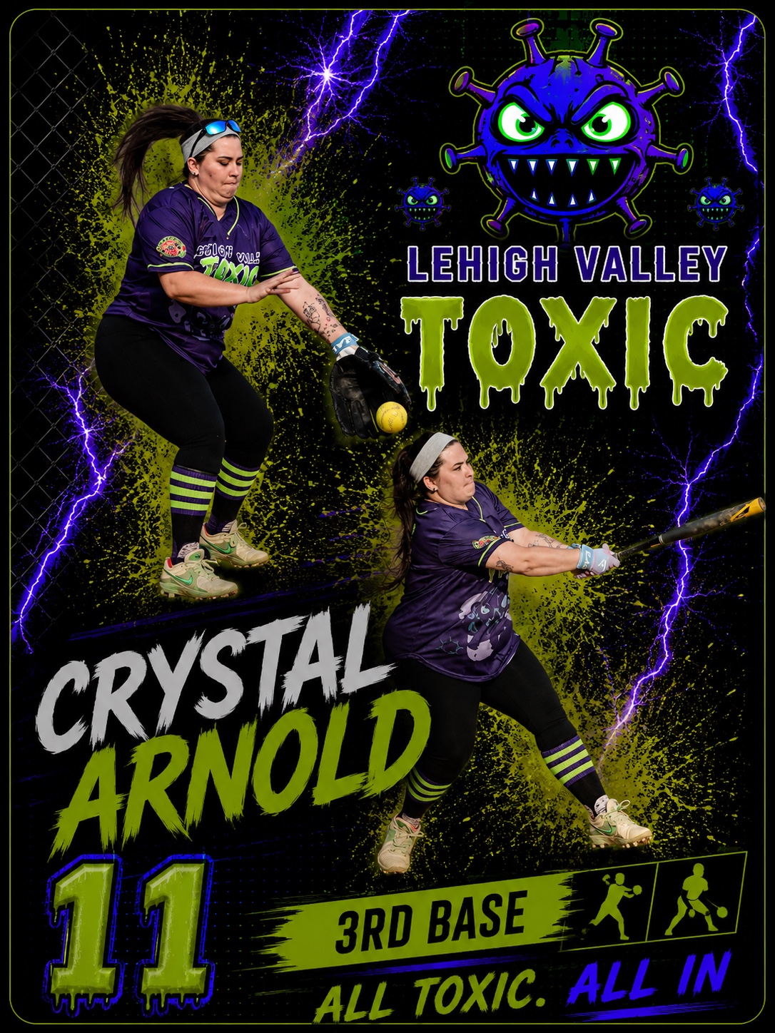Full player poster for Crystal Arnold