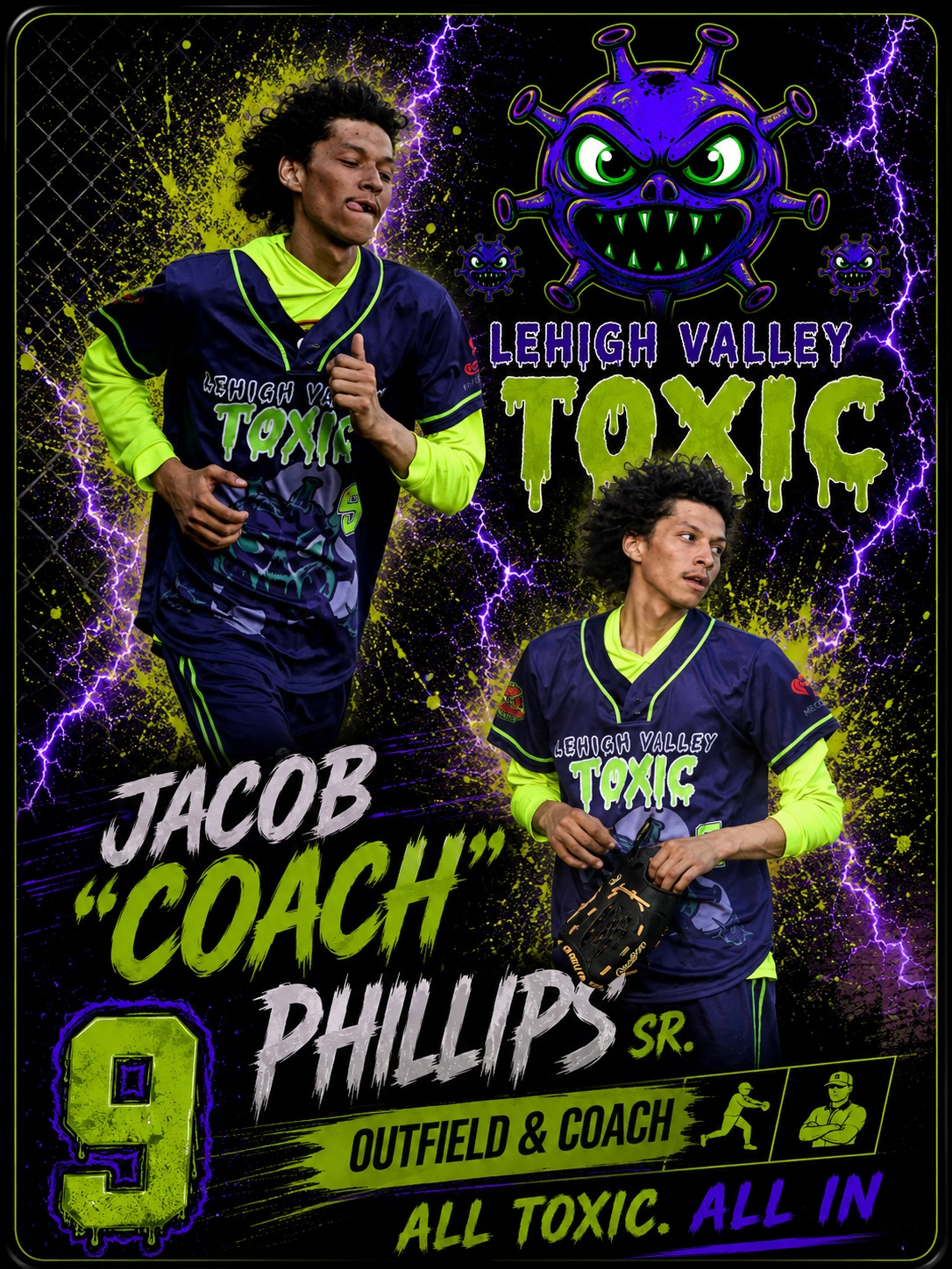 Full player poster for Jacob Phillips Sr.