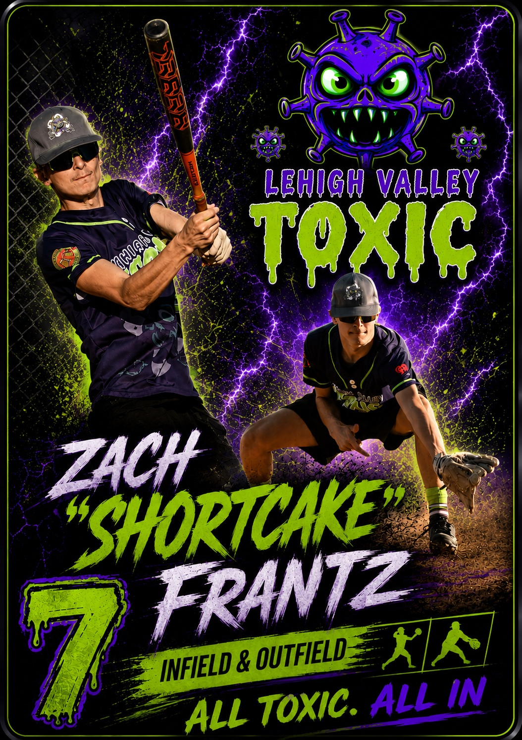 Full player poster for Zach Frantz